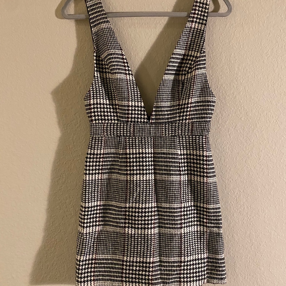 Thick sweater dress.